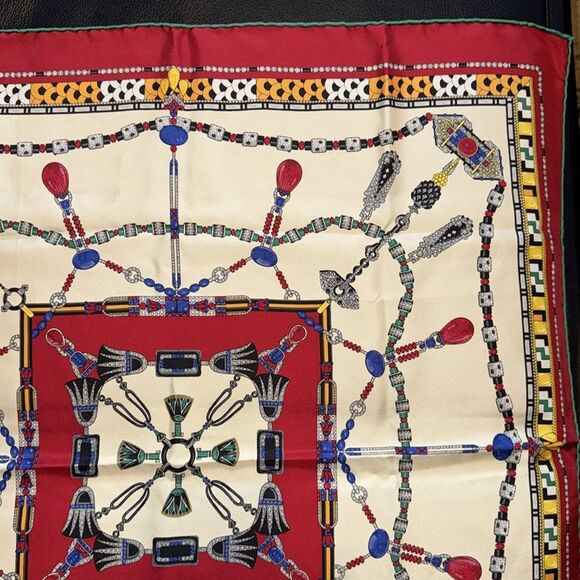 Cartier Silk Twill Jewelry Print Scarf - Picture 4 of 14